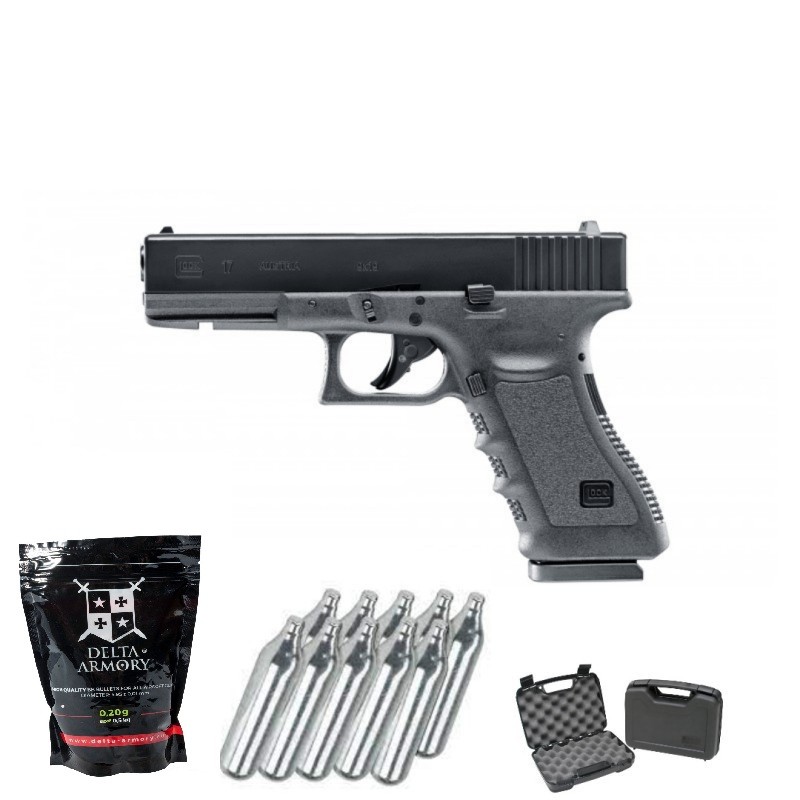 IZDELEK MESECA! AIRSOFT TRZAJNA PLINSKA PIŠTOLA UMAREX GLOCK 17 CO2