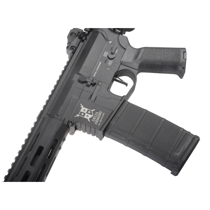 SUPER PAKET! AIRSOFT ELEKTRO PUŠKA DELTA ARMORY M4 AR15 M-LOK 10