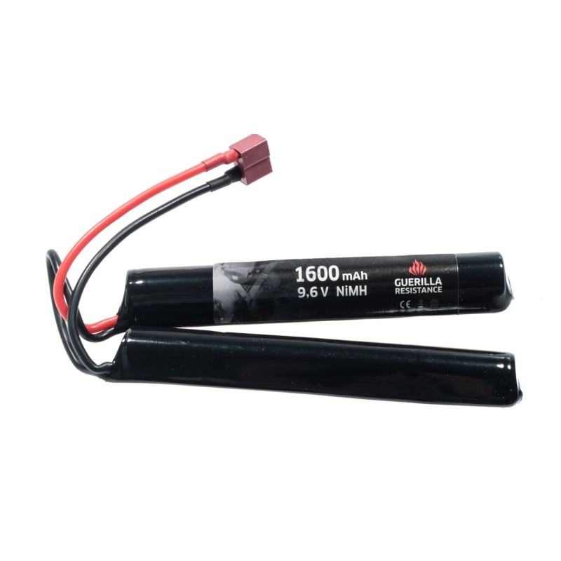 AIRSOFT BATERIJA NIMH 9,6V 1600MAH T-PLUG NUNCHUCK GUERILLA TACTICAL