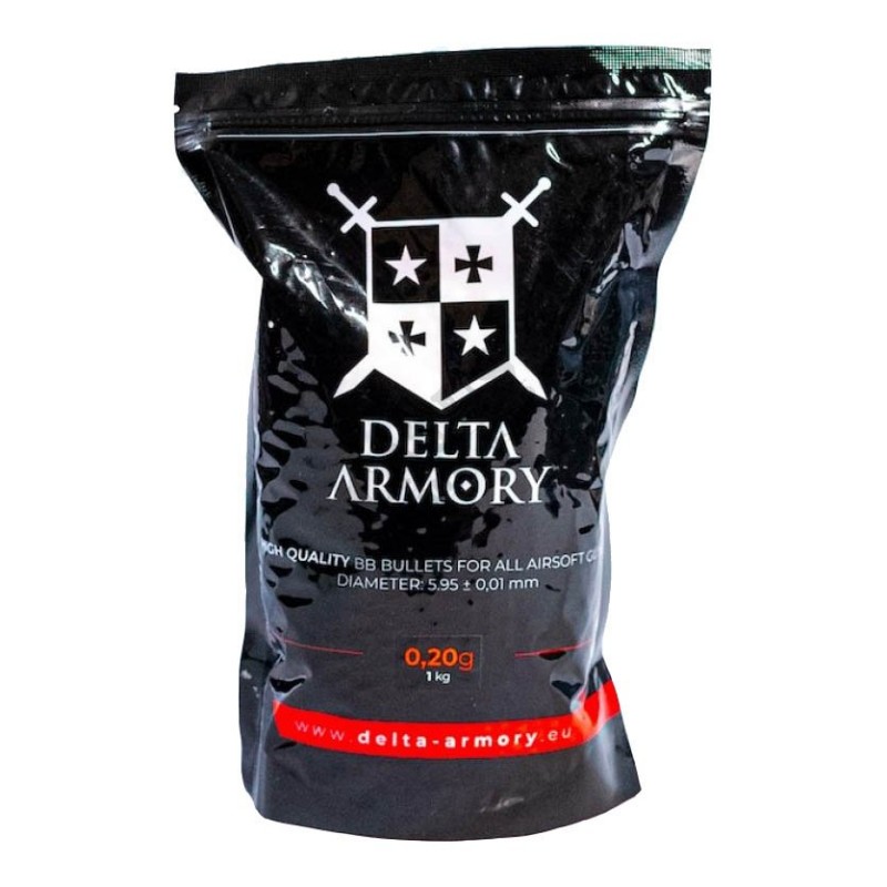 AIRSOFT BB KROGLICE DELTA 0,20G 5000 PCS 1KG