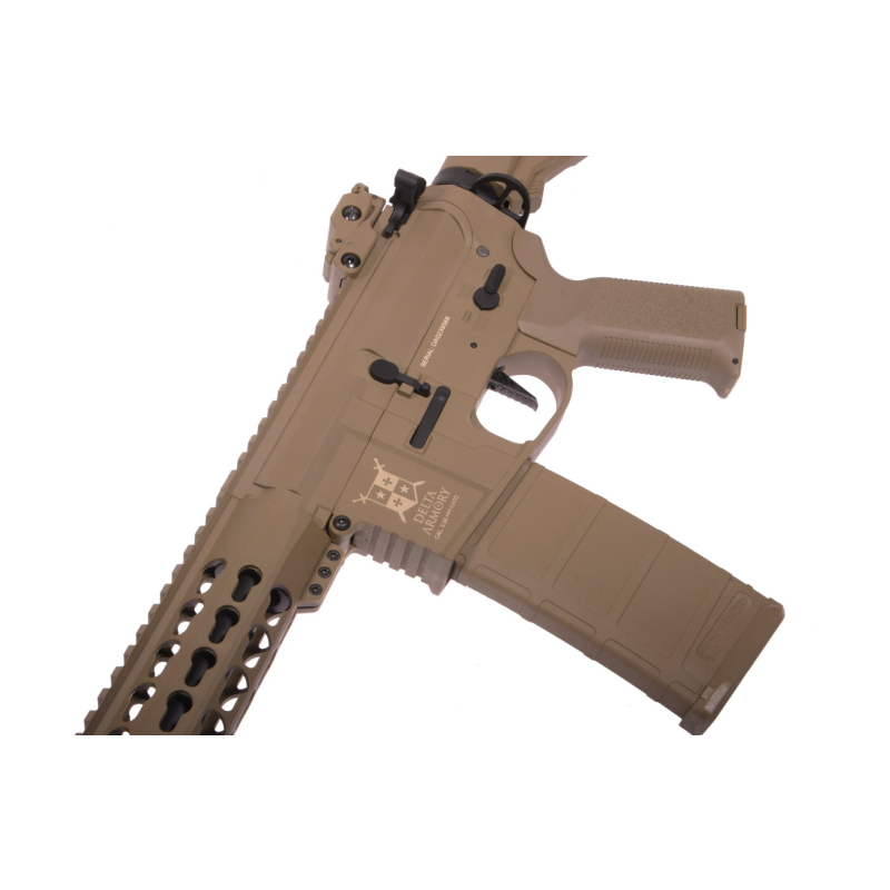 AIRSOFT ELEKTRO PUŠKA DELTA ARMORY AR15 KEYMOD10 EAGLE TAN