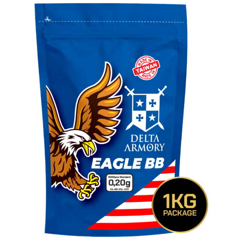 AIRSOFT BB KROGLICE DELTA ARMORY EAGLE 0,20G 5000PSC 1KG