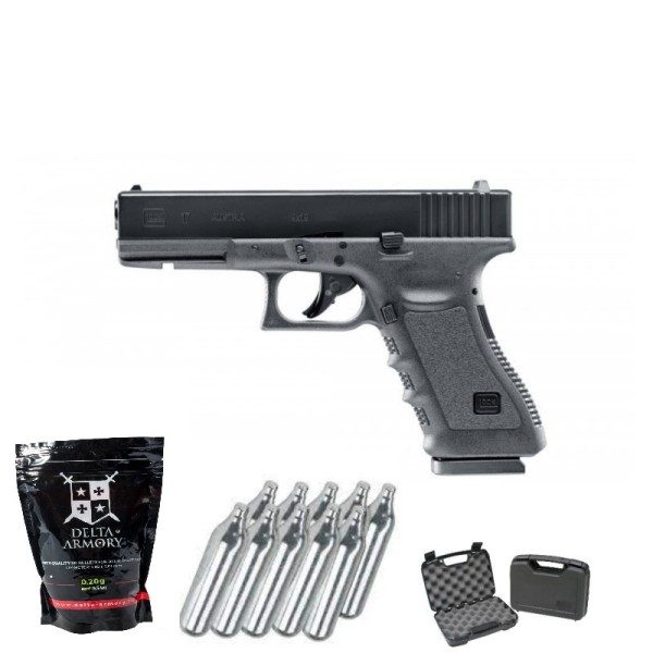 IZDELEK MESECA! AIRSOFT TRZAJNA PLINSKA PIŠTOLA UMAREX GLOCK 17 CO2