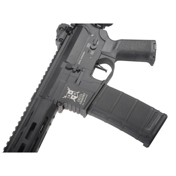 SUPER PAKET! AIRSOFT ELEKTRO PUŠKA DELTA ARMORY M4 AR15 M-LOK 10
