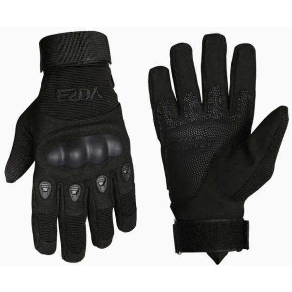 TAKTIČNE ROKAVICE PROTECTOR BLACK STAR V ČRNI BARVI