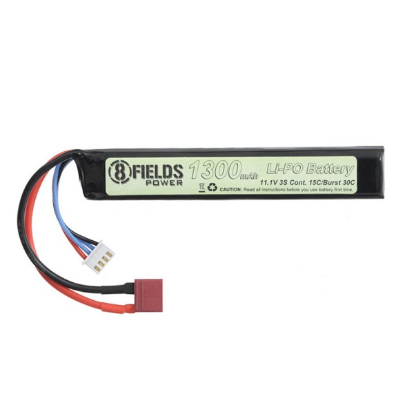 AIRSOFT BATERIJA FIELDS 11.1V 1300 MAH 15-30C LI-PO T KONEKTOR