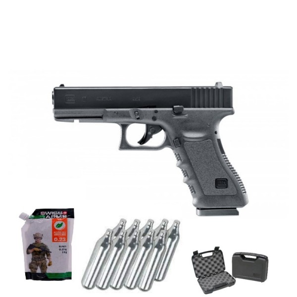 IZDELEK MESECA! AIRSOFT TRZAJNA PLINSKA PIŠTOLA UMAREX GLOCK 17 CO2