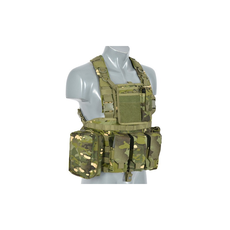 TAKTIČNI JOPIČ CHEST RIG HARNESS 8F CAMO