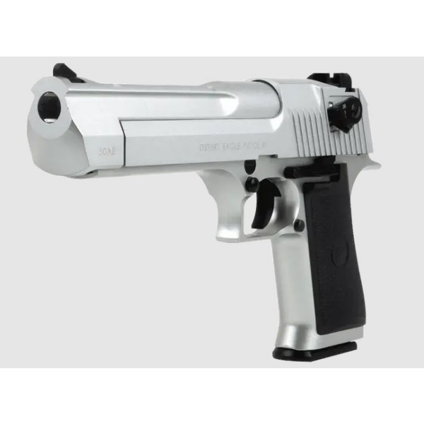 AIRSOFT TRZAJNA PLINSKA PIŠTOLA DESERT EAGLE CO2 FULL AVTO CROM