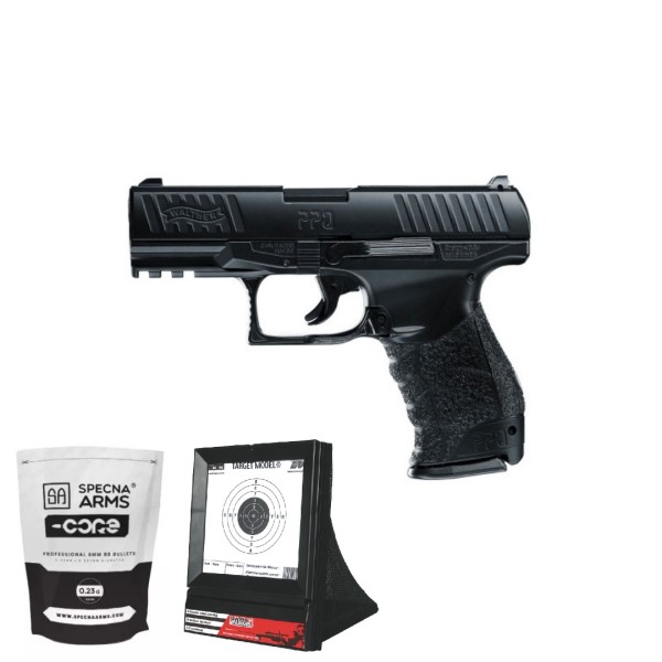 SUPER PAKET! AIRSOFT VZMETNA PIŠTOLA WALTHER PPQ UMAREX