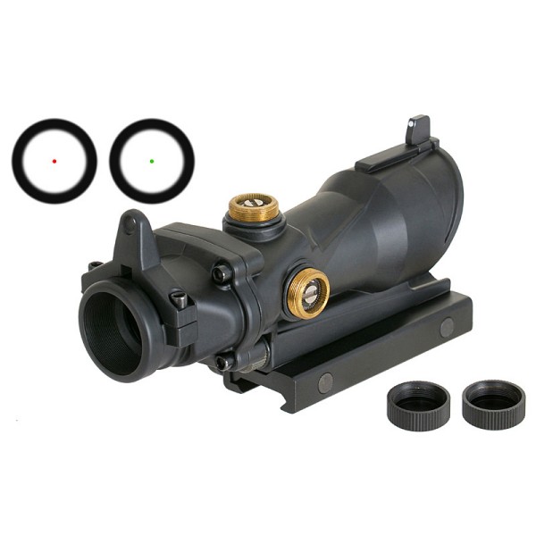 AIRSOFT OPTIČNI MERILEC RED DOT ACOG 1X32 RED/GREEN BLACK STAR