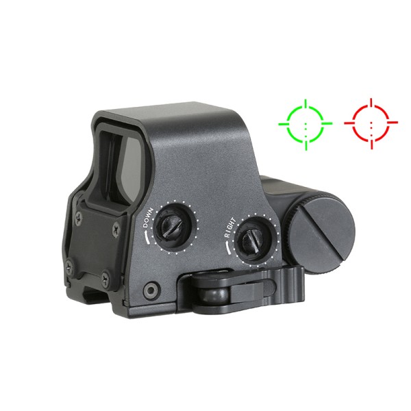 AIRSOFT OPTIČNI MERILEC RED DOT HOLO 551 MOD RED/GREEN BLACK STAR