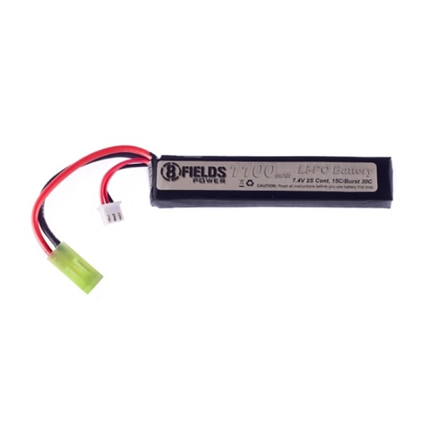 AIRSOFT BATERIJA FIELDS 7.4V 1100 MAH 15-30C LI-PO