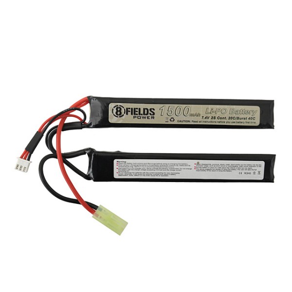 AIRSOFT BATERIJA FIELDS 7.4V 1500 MAH 20-40C LI-PO