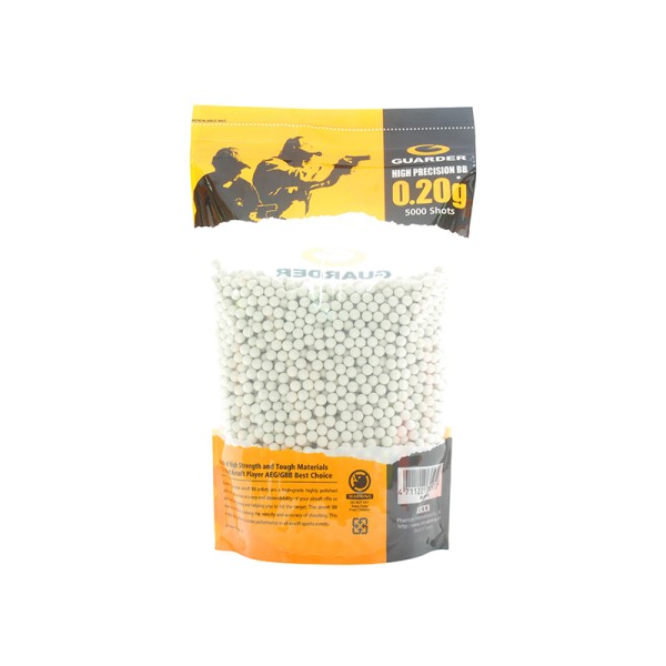 AIRSOFT BB KROGLICE GUARDER HIGH PRECISION MADE 0.20G 5000 PCS