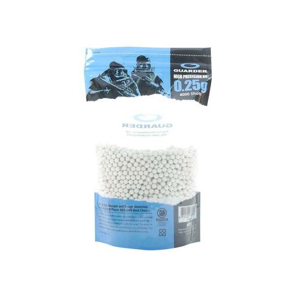 AIRSOFT BB KROGLICE GUARDER HIGH PRECISION MADE 0.25G 4000 PCS