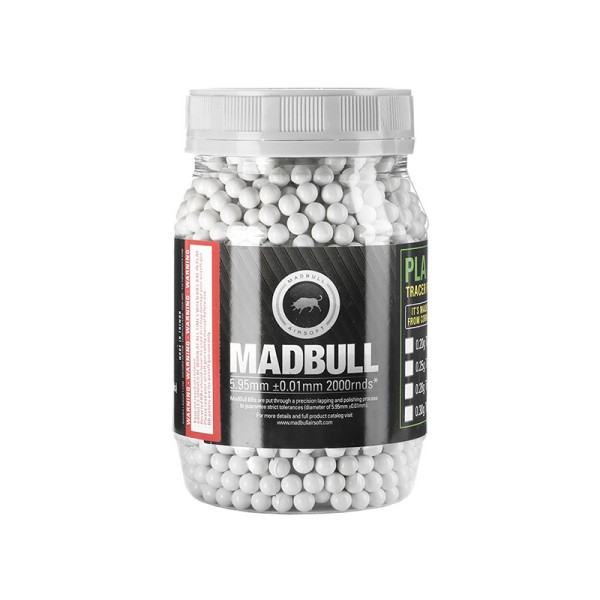 AIRSOFT BB KROGLICE MADBULL PRECISION 0.36G 2000 PCS