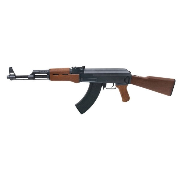 AIRSOFT ELEKTRO PUŠKA AK 47 POLIMER POLNO KOPITO 