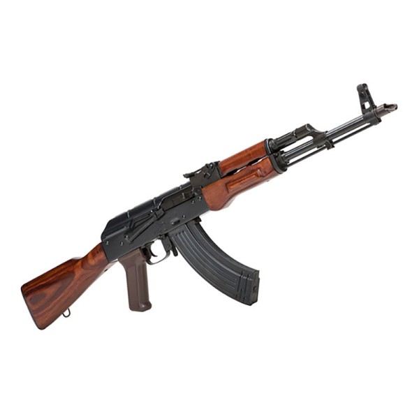 AIRSOFT ELEKTRO PUŠKA E&L AKM 47 FULL METAL REAL WOOD