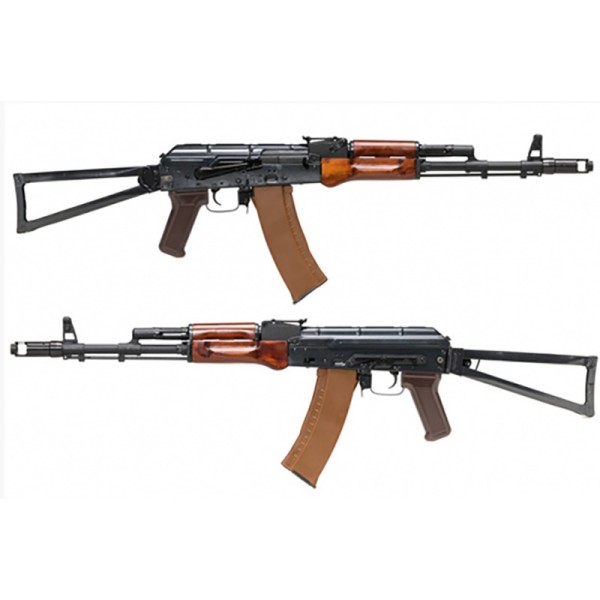 AIRSOFT ELEKTRO PUŠKA E&L AKM 47 N FULL METAL REAL WOOD