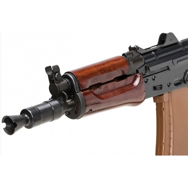 AIRSOFT ELEKTRO PUŠKA E&L AKM 47 U FULL METAL REAL WOOD