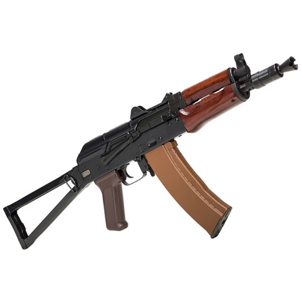 AIRSOFT ELEKTRO PUŠKA E&L AKM 47 U FULL METAL REAL WOOD