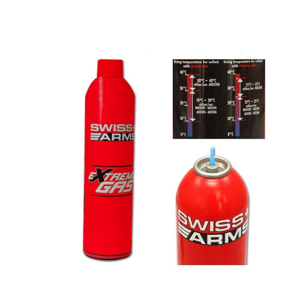 AIRSOFT PLIN SWISS ARMS EXTREME GAS 760ML