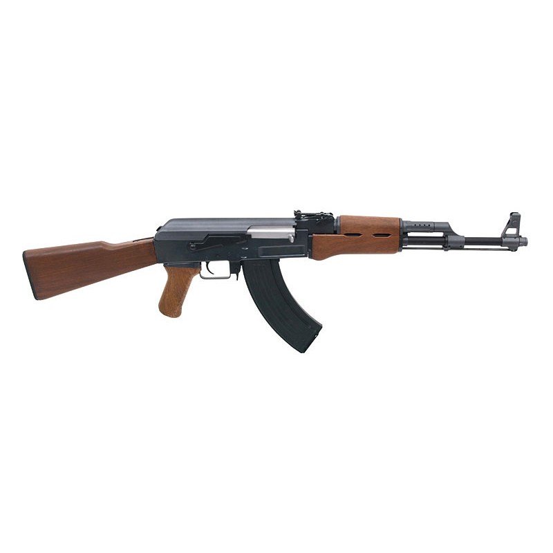 AIRSOFT ELEKTRO PUŠKA AK 47 POLIMER POLNO KOPITO 